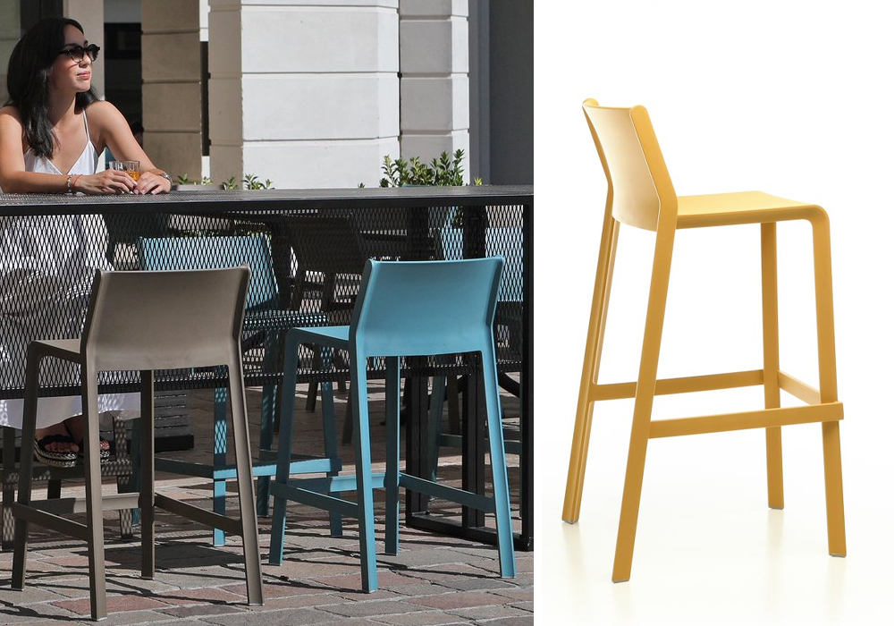 Trill fiberglass Stool polypropylene and 100 % recyclable. Stackable. 5 Trill fiberglass Stool polypropylene and 100 % recyclable. Stackable. - Image 5
