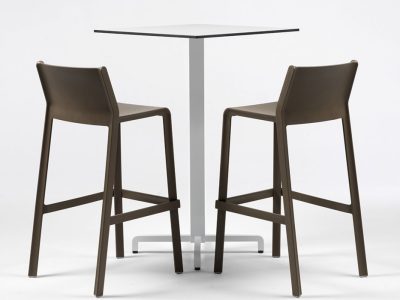 Trill fiberglass Stool polypropylene and 100 % recyclable. Stackable.