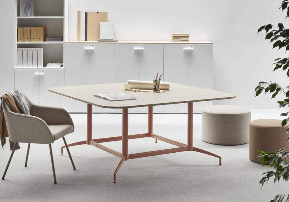 CARMA Modular table system, 20mm melamine, 13mm compact resin or 20mm veneer tops 2 CARMA Modular table system, 20mm melamine, 13mm compact resin or 20mm veneer tops - Image 2