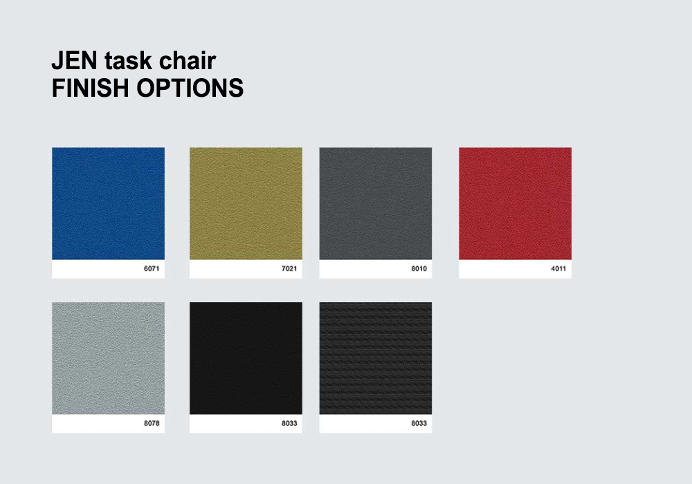 JEN Task/Operator chair with adjustable arms & Synchro mechanism, lumbar support 3 JEN Task/Operator chair with adjustable arms & Synchro mechanism, lumbar support - Image 3