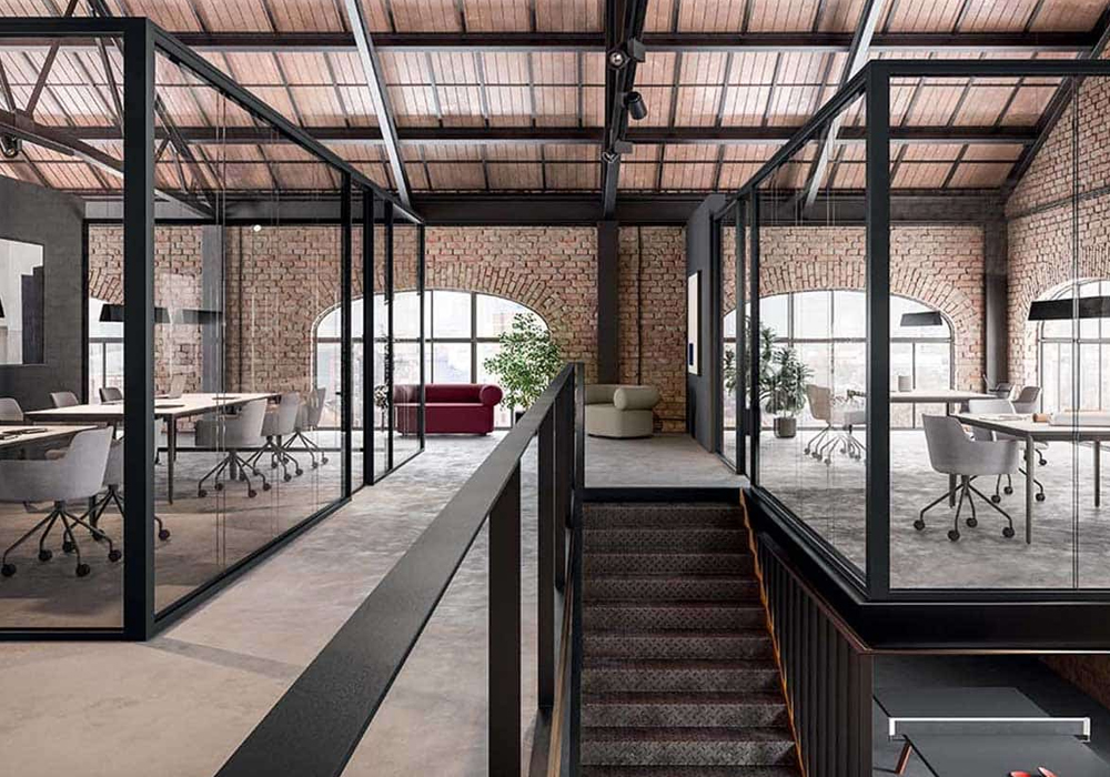 Double Glazed Partitions Frameless Full Height Vertical Min 2100mm-Max 3340mm(H). 2 Double Glazed Partitions Frameless Full Height Vertical Min 2100mm-Max 3340mm(H). - Image 2