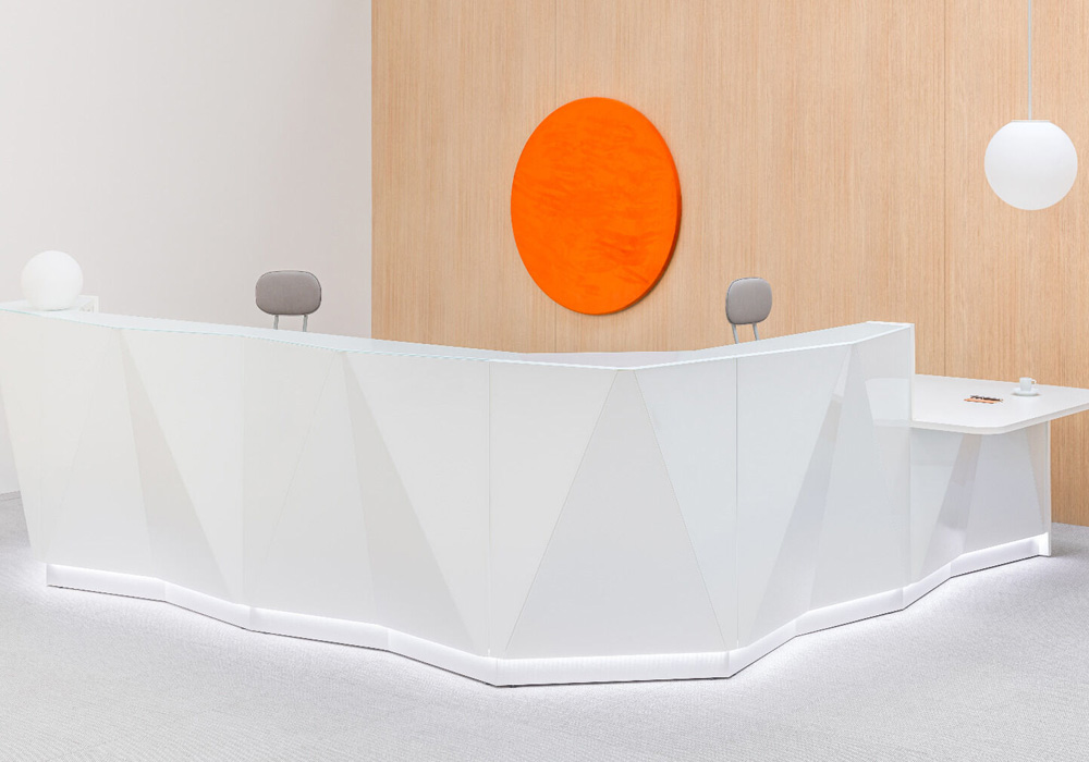 ALPA Modular Reception, glass front & full length LED illumination 5 ALPA Modular Reception, glass front & full length LED illumination - Image 5