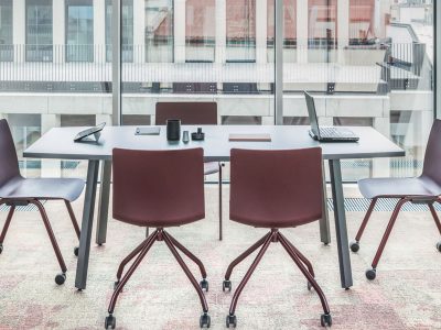 Shila Conference/Meeting Chairs, Stackable 12 High, Optional Armrests,Easy Clean