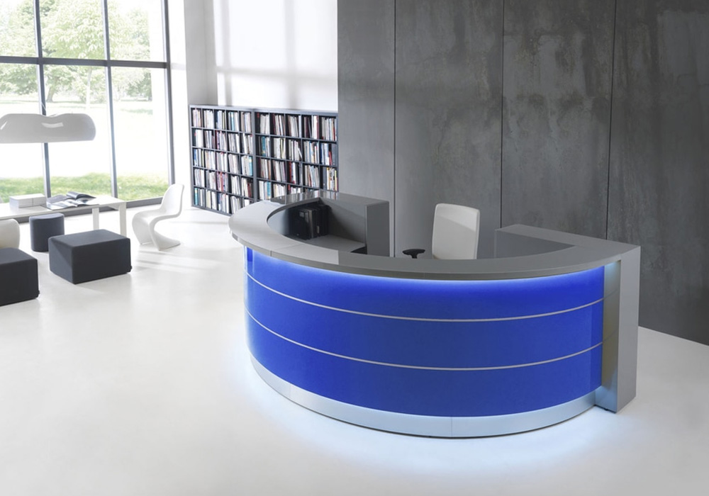 VALDE Modular Reception Unit, straight or curved, with LED illumination 3 VALDE Modular Reception Unit, straight or curved, with LED illumination - Image 3