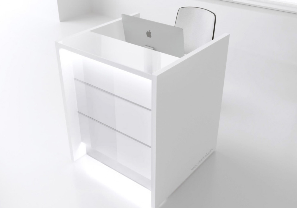 VALDE Modular Reception Unit, straight or curved, with LED illumination 6 VALDE Modular Reception Unit, straight or curved, with LED illumination - Image 6
