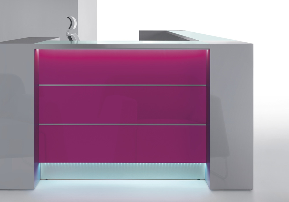 VALDE Modular Reception Unit, straight or curved, with LED illumination 7 VALDE Modular Reception Unit, straight or curved, with LED illumination - Image 7