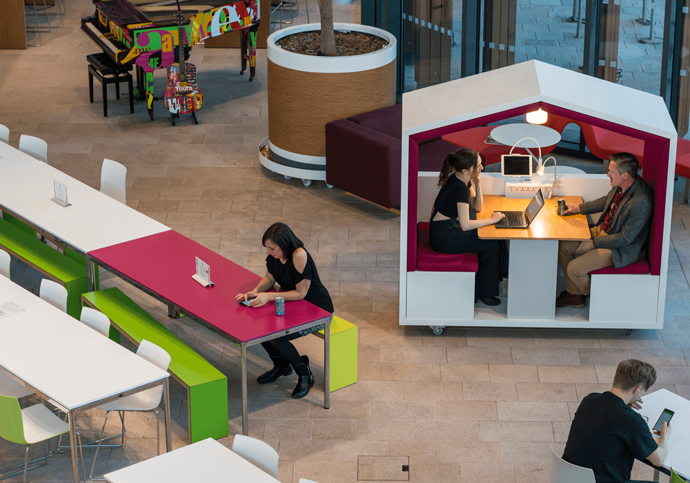 Nook Mobile Modular Acoustic Pods, 90cm or 120cm, for 2 or 4 Person Meetings. 2 Nook Mobile Modular Acoustic Pods, 90cm or 120cm, for 2 or 4 Person Meetings. - Image 2