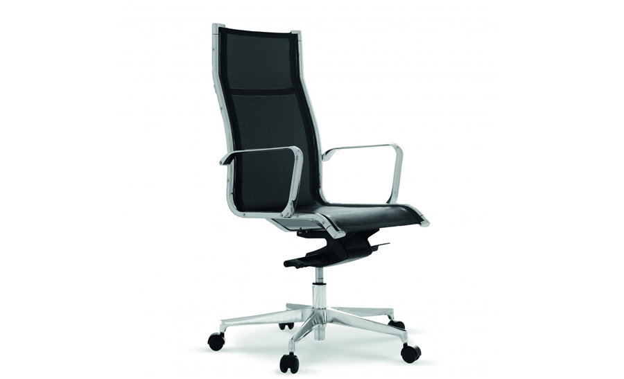 Dekora Soft High Back Ergonomic Executive Armchair, Polished Aluminium Base 2 Dekora Soft High Back Ergonomic Executive Armchair, Polished Aluminium Base - Image 2