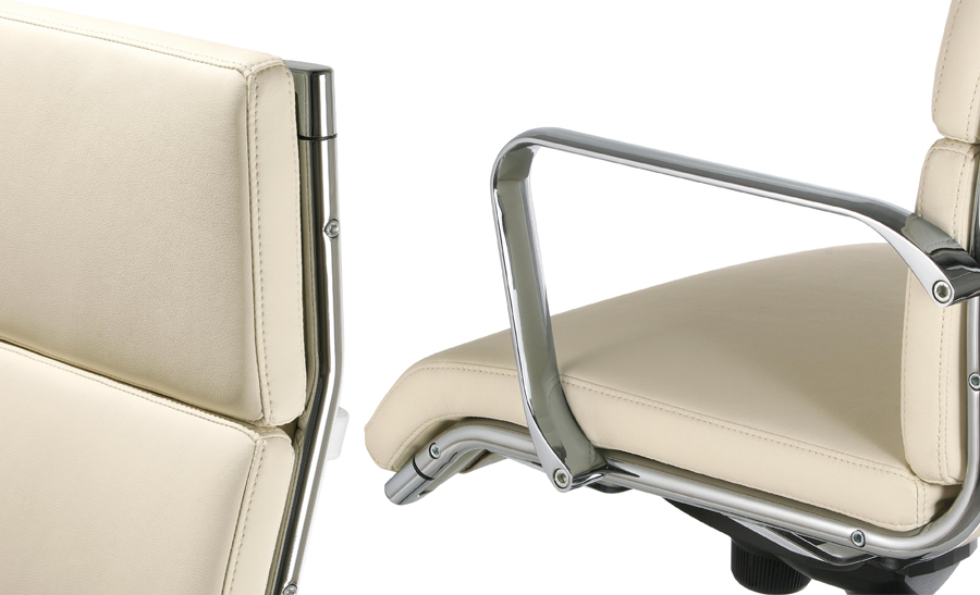 Dekora Soft High Back Ergonomic Executive Armchair, Polished Aluminium Base 6 Dekora Soft High Back Ergonomic Executive Armchair, Polished Aluminium Base - Image 6