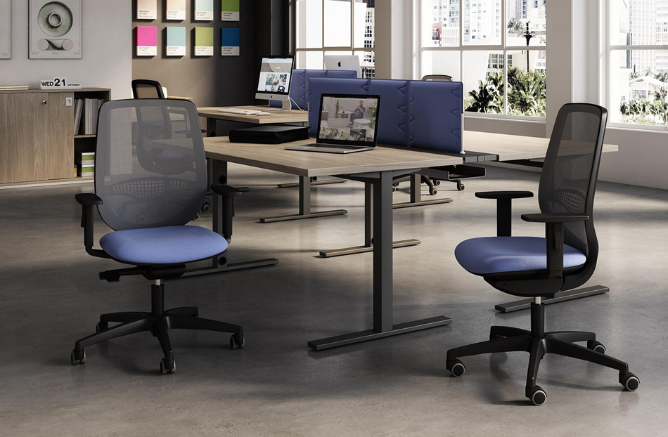 OKAY Operator chair, adjustable arms & lumbar support, optional synchro mechanism 2 OKAY Operator chair, adjustable arms & lumbar support, optional synchro mechanism - Image 2