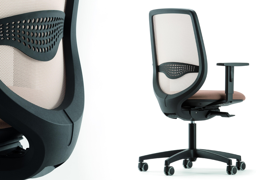 OKAY Operator chair, adjustable arms & lumbar support, optional synchro mechanism 3 OKAY Operator chair, adjustable arms & lumbar support, optional synchro mechanism - Image 3