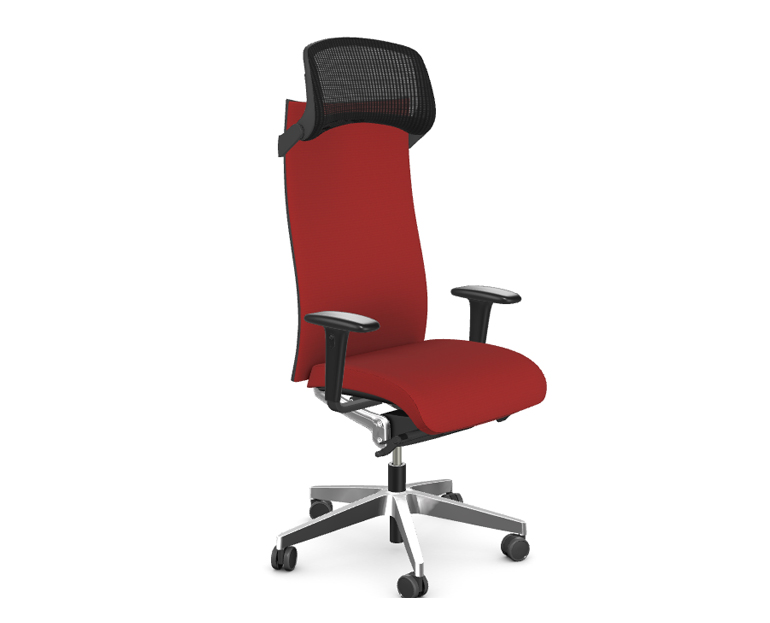 Action 100SF Upholstered High Back Operators Chair With Synchro Mechanism and Headrest 1 Action 100SF chair_headrest
