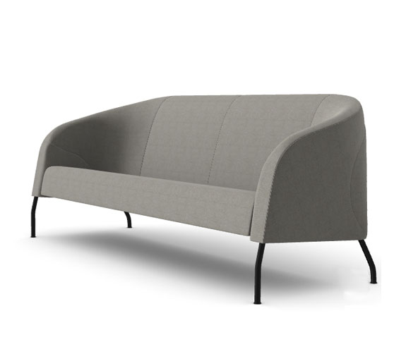Mula 3 Seater Sofa with Metal Legs 1 Mula-3-Seater-Sofa-with-Metal-Legs