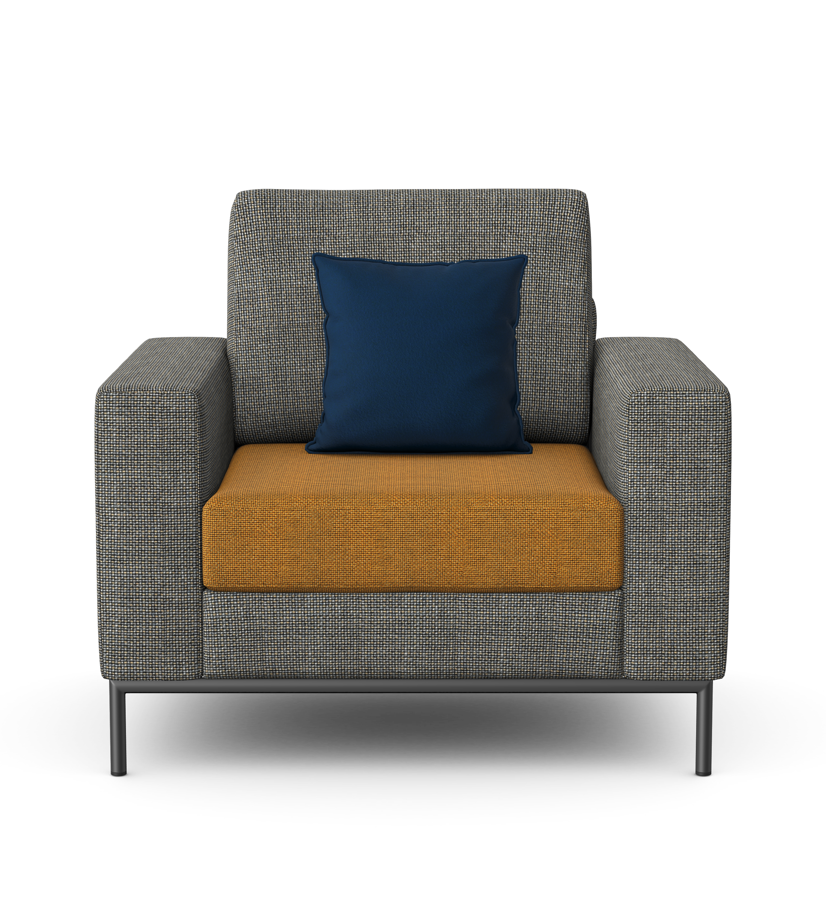 HARRIS - One Seat Sofa, Metal Base 1 HARRIS - One Seat Sofa, Metal Base