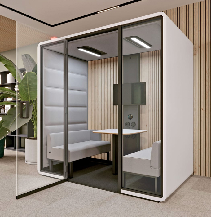Hushfree.Access.M Fully Adapted for People with Limited Mobility 4 Acoustic Pod HushFree M Access