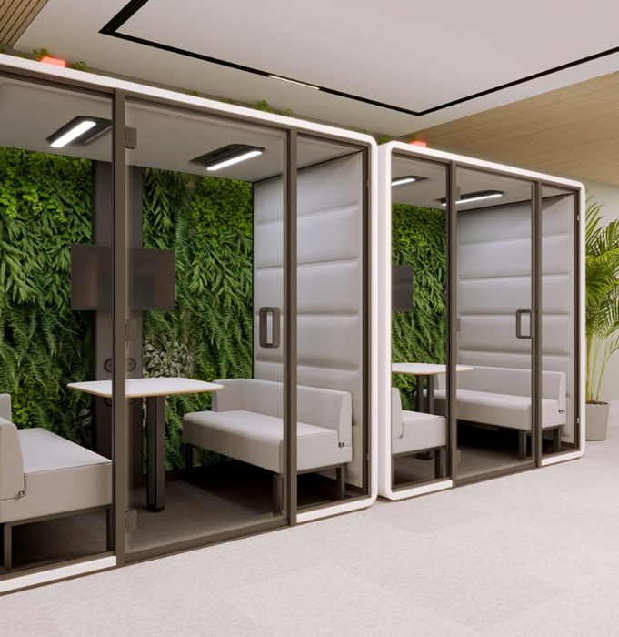 Hushfree.Access.M Fully Adapted for People with Limited Mobility 2 Acoustic Pod HushFree M Access