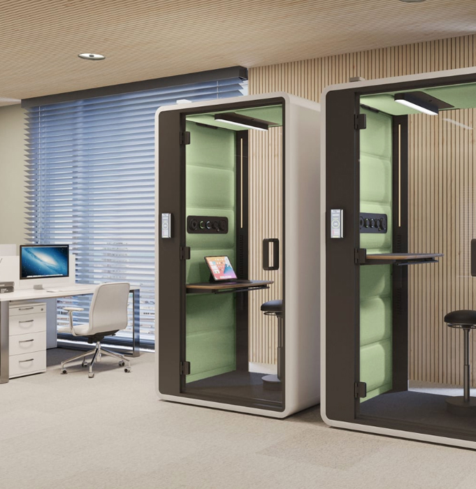Hushfree.S Phone Booth 3 Acoustic Pod HushFree S