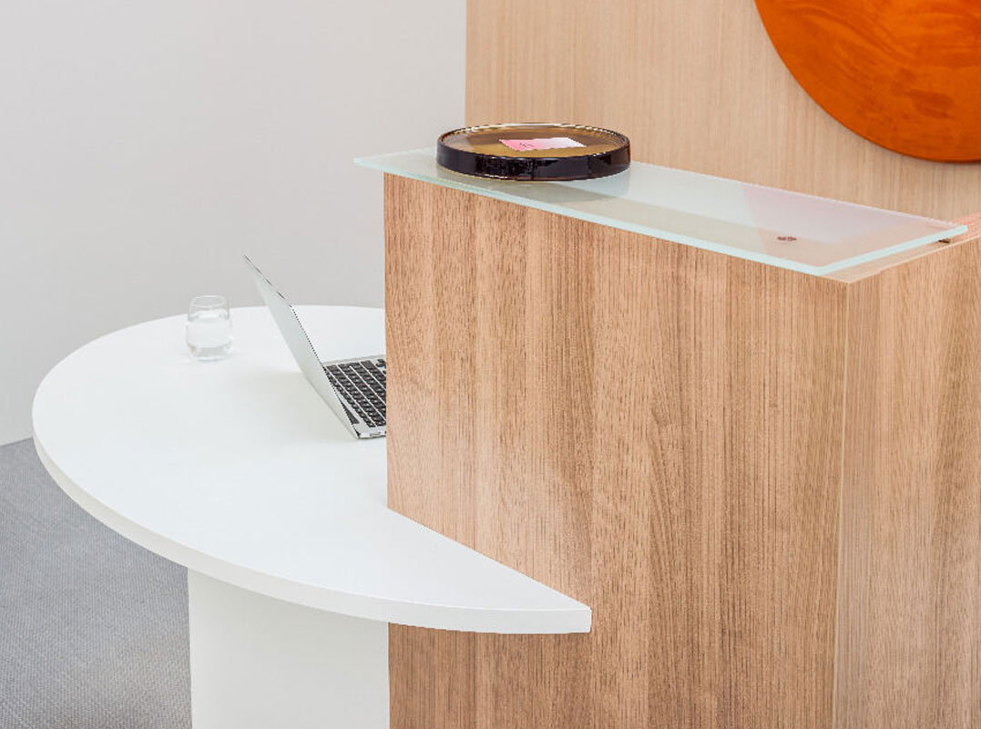 OVO Compact Reception Desk (Copy) 4 Ovo Reception Desk