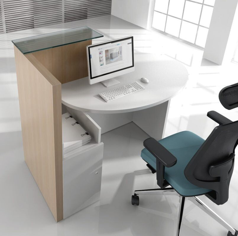 OVO Compact Reception Desk (Copy) 2 Ovo Reception Desk