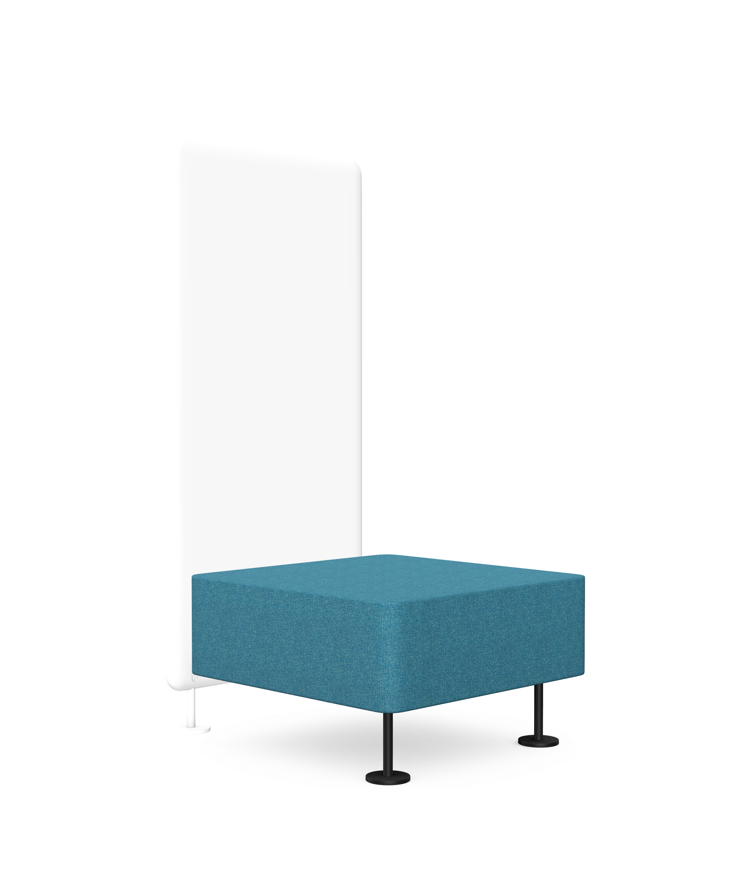 Wall In Pouffe to be Connected with 1 Partition Wall - Model 11 1 Wall In Pouffe to be Connected with 1 Partition Wall - Model 11