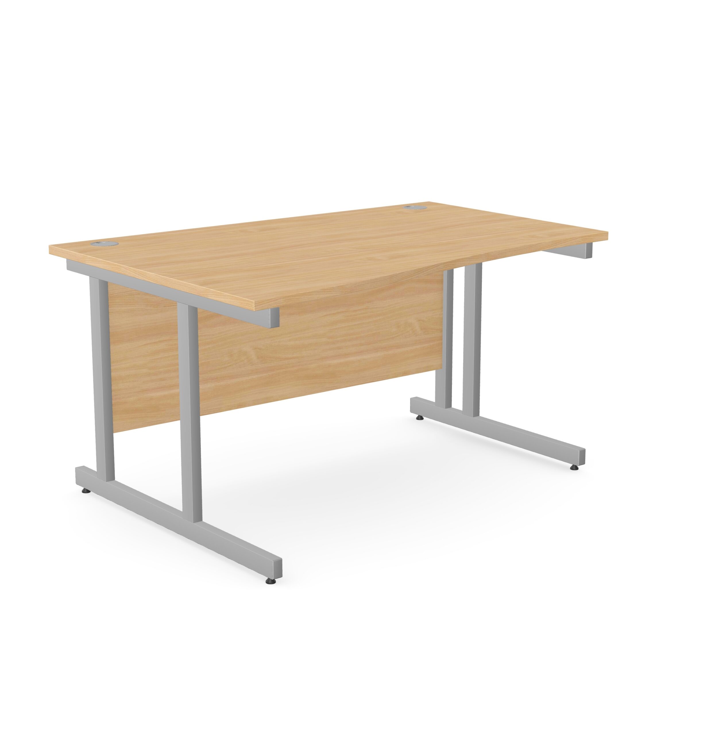 Ashford Metal Twin Leg Wave Single Office Desk 1 Ashford Metal Twin Leg Wave Single Office Desk
