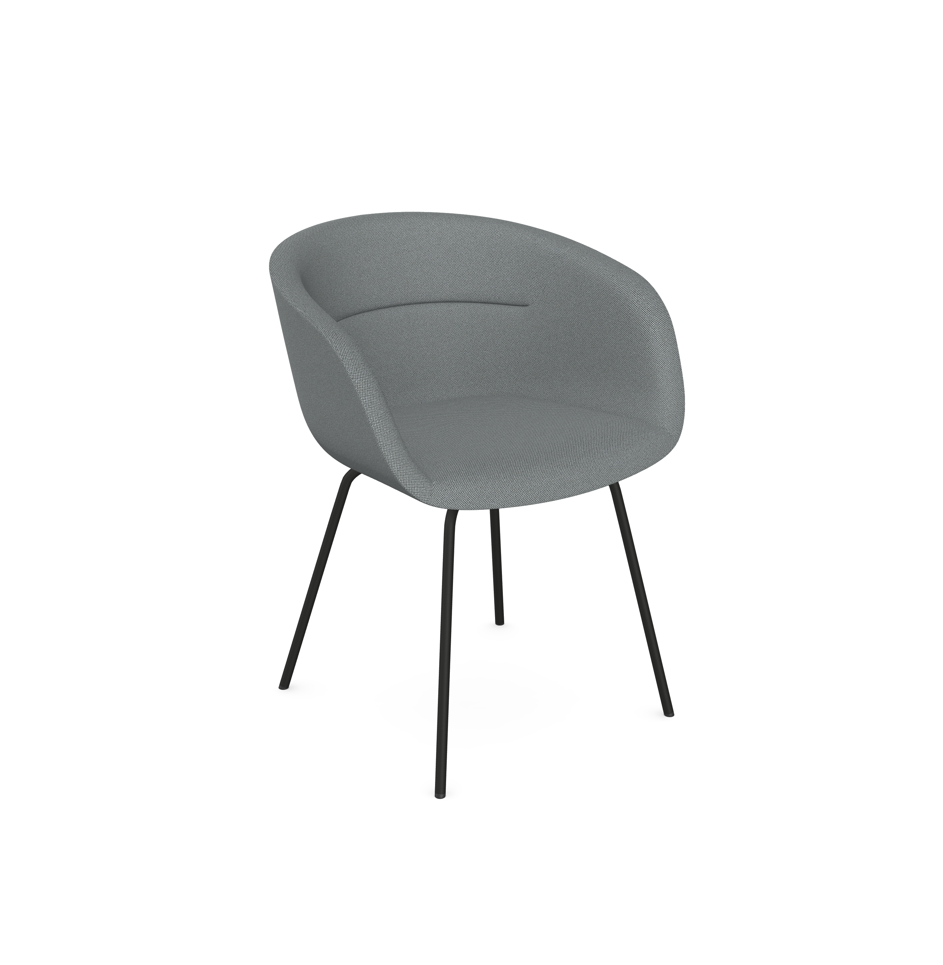 Paxt Soft Seating Armchair Full Covered back and Tubular Legs 1 Paxt Soft Seating Armchair Full Covered back and Tubular Legs