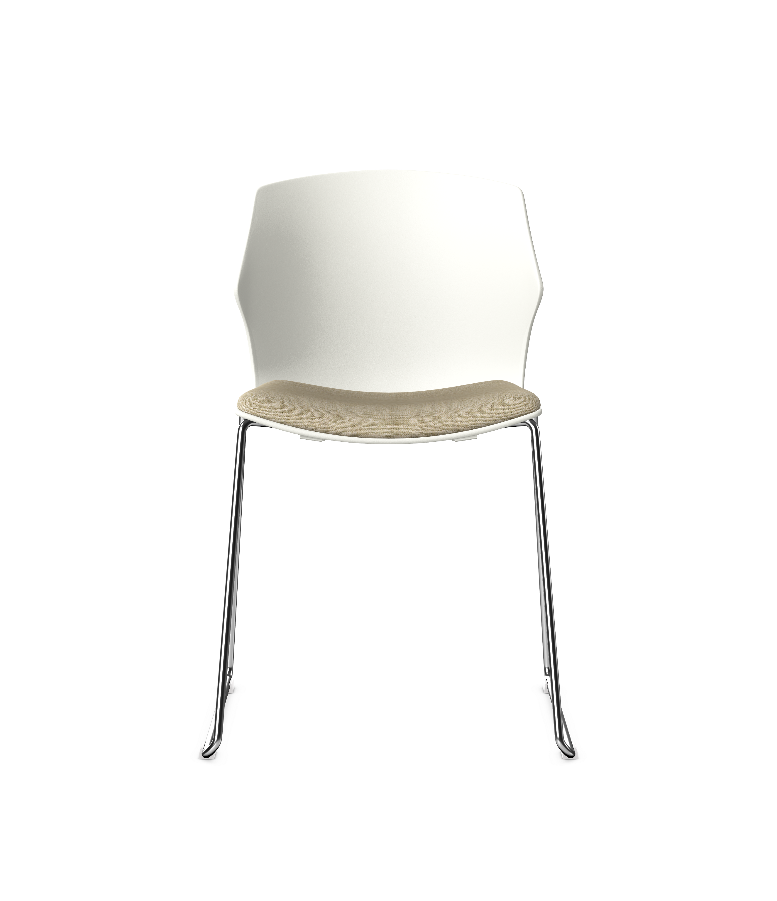 DIFFUSE - Polypropylene Chair, Skid Metal Base 1 DIFFUSE - Polypropylene Chair, Skid Metal Base