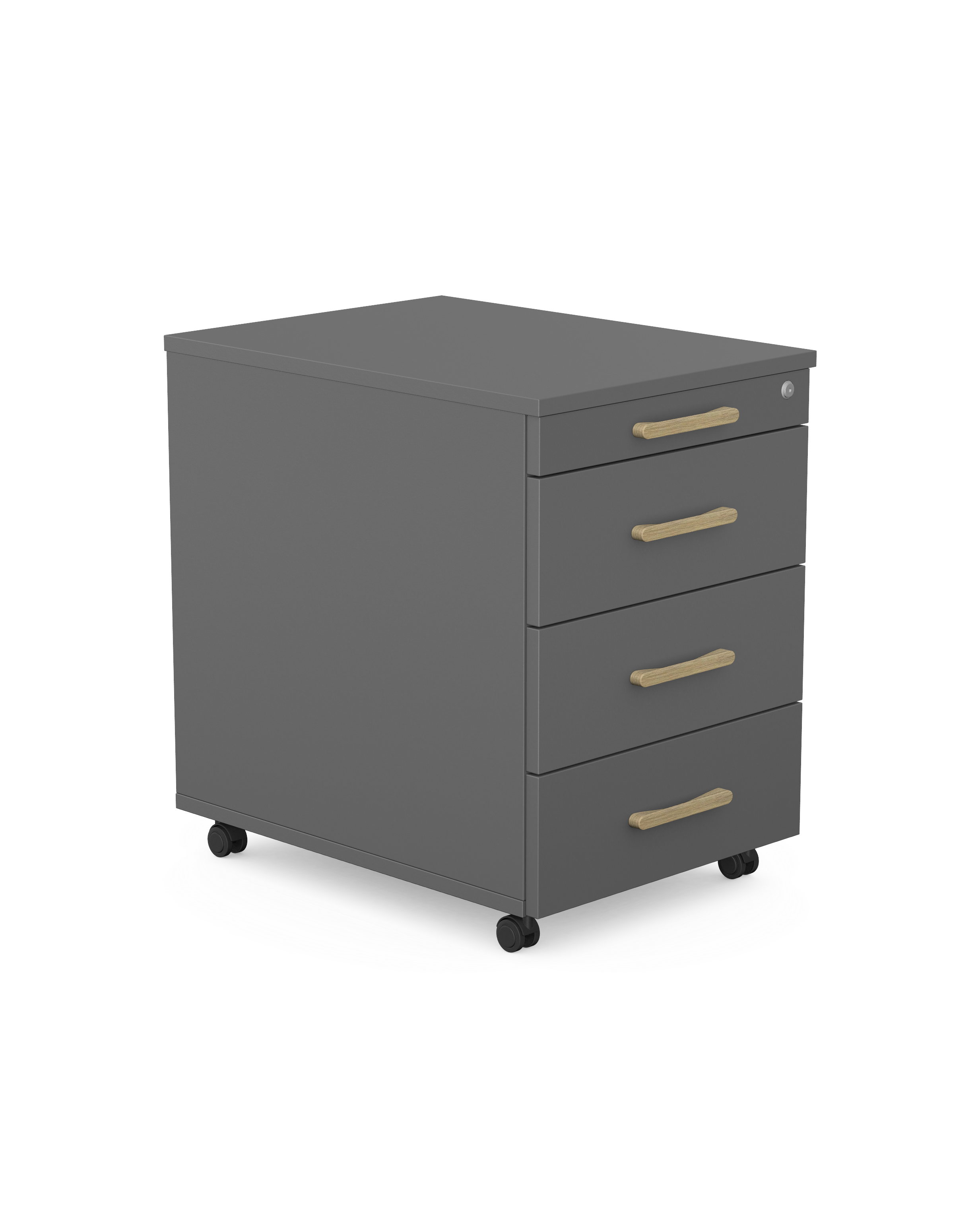 Sove Under Desk Cabinet with Four Drawers and Wheels 1 Sove Under Desk Cabinet with Four Drawers and Wheels