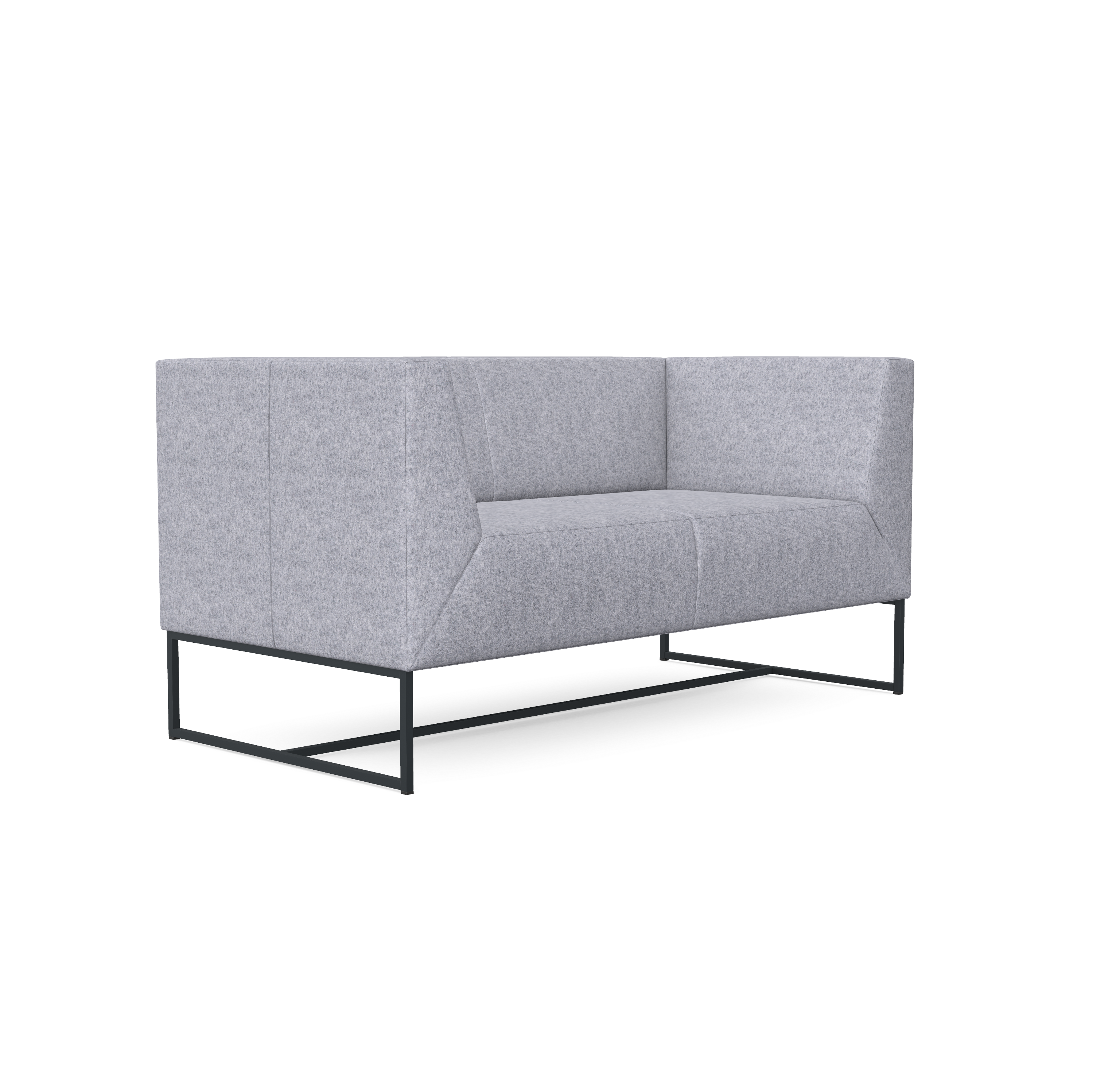 Verso - Sofa 2 Seater, Elegant and Strict in Form 1 Verso - Sofa 2 Seater, Elegant and Strict in Form