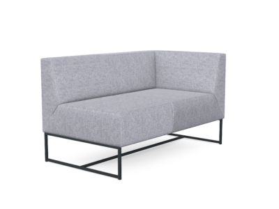 Verso Lounge Sofa with Backrest and Left Armrest