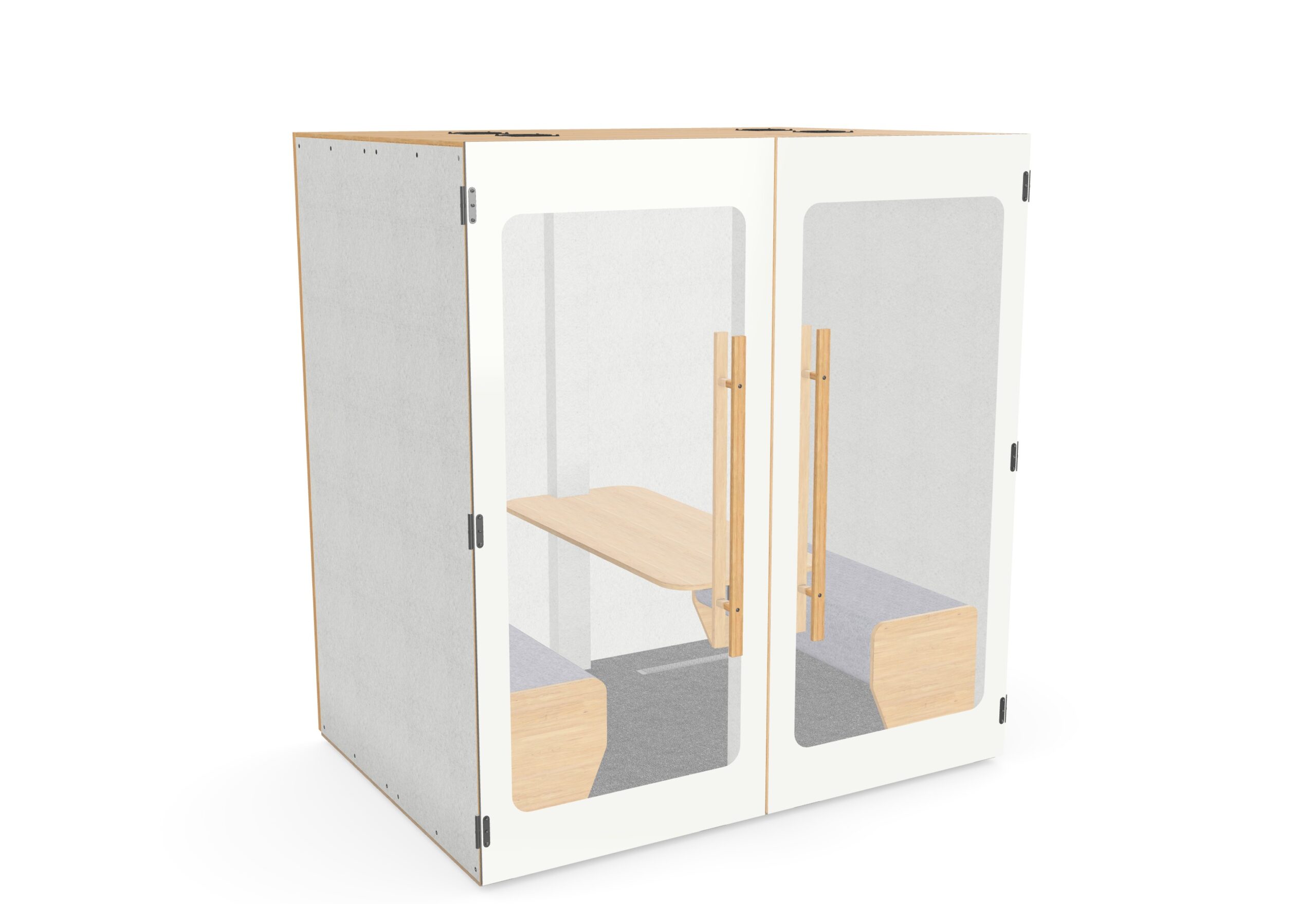 Hide Booths- H4 A Spacious, Modular Meeting Room For Four People 1 Hide Booths- H4 A Spacious, Modular Meeting Room For Four People