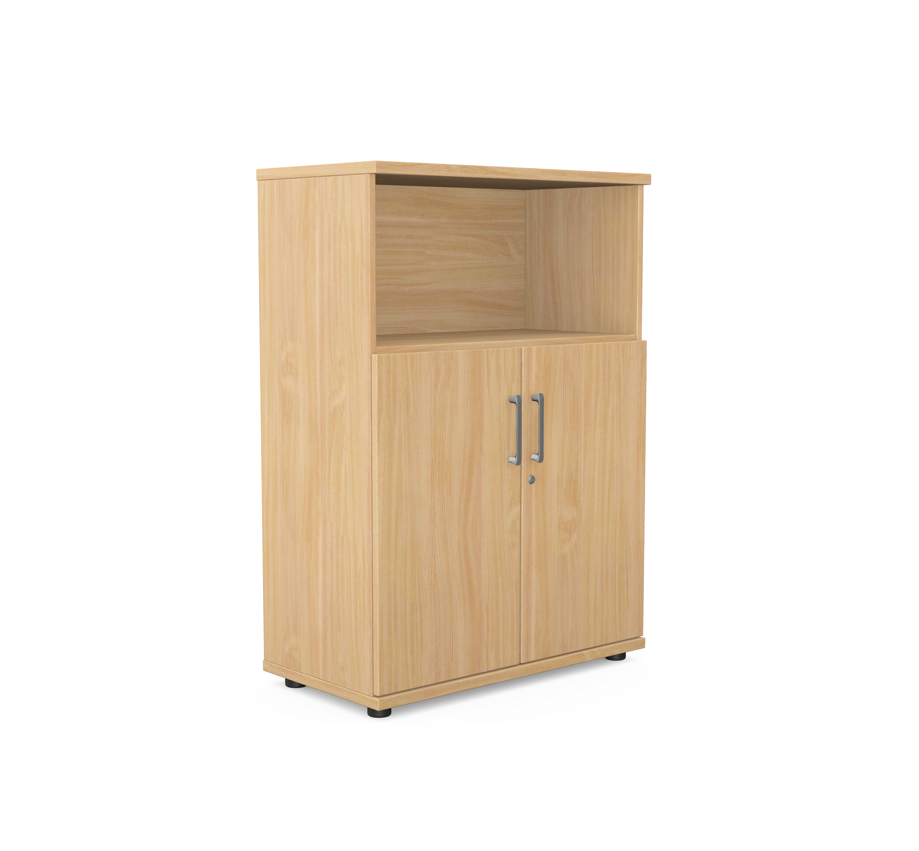 Profi Office Cabinet with two Doors and Open Top Shelf RM-4 1 Profi Office Cabinet with two Doors and Open Top Shelf RM-4