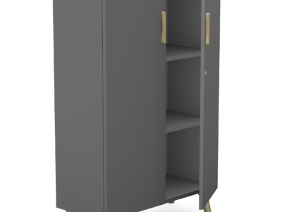 Sove Office Cabinet with Four Legs and Closed Doors