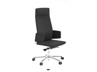 MyTurn Swivel High Backrest Armchair, 5-Star Base - Model 10 Office Chair