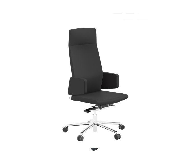 MyTurn Swivel High Backrest Armchair, 5-Star Base - Model 10 Office Chair 1 MyTurn Swivel High Backrest Armchair, 5-Star Base - Model 10 Office Chair