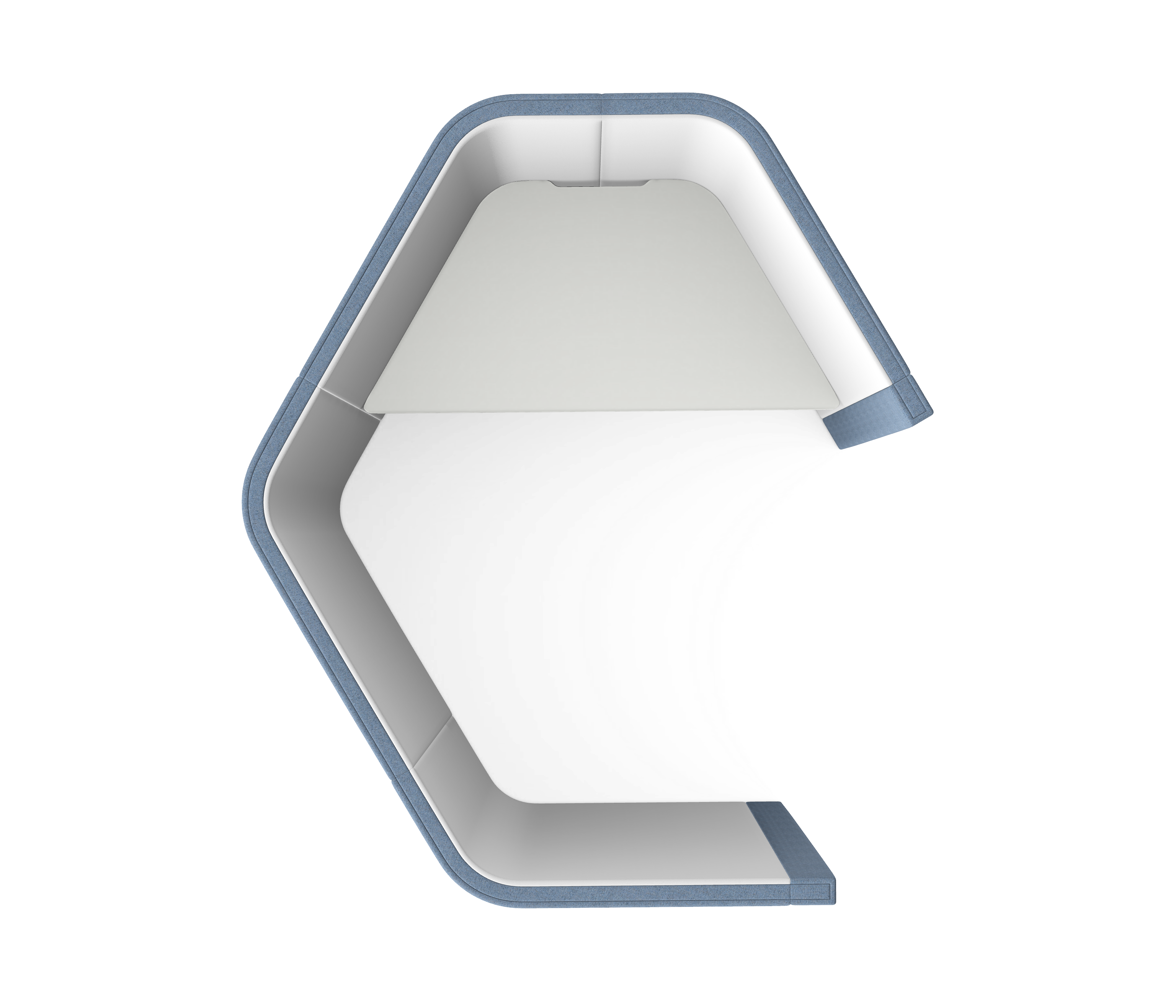 STUDIO WORK - Hexagonal, Single Person, With Desk Top 1 STUDIO WORK - Hexagonal, Single Person, With Desk Top