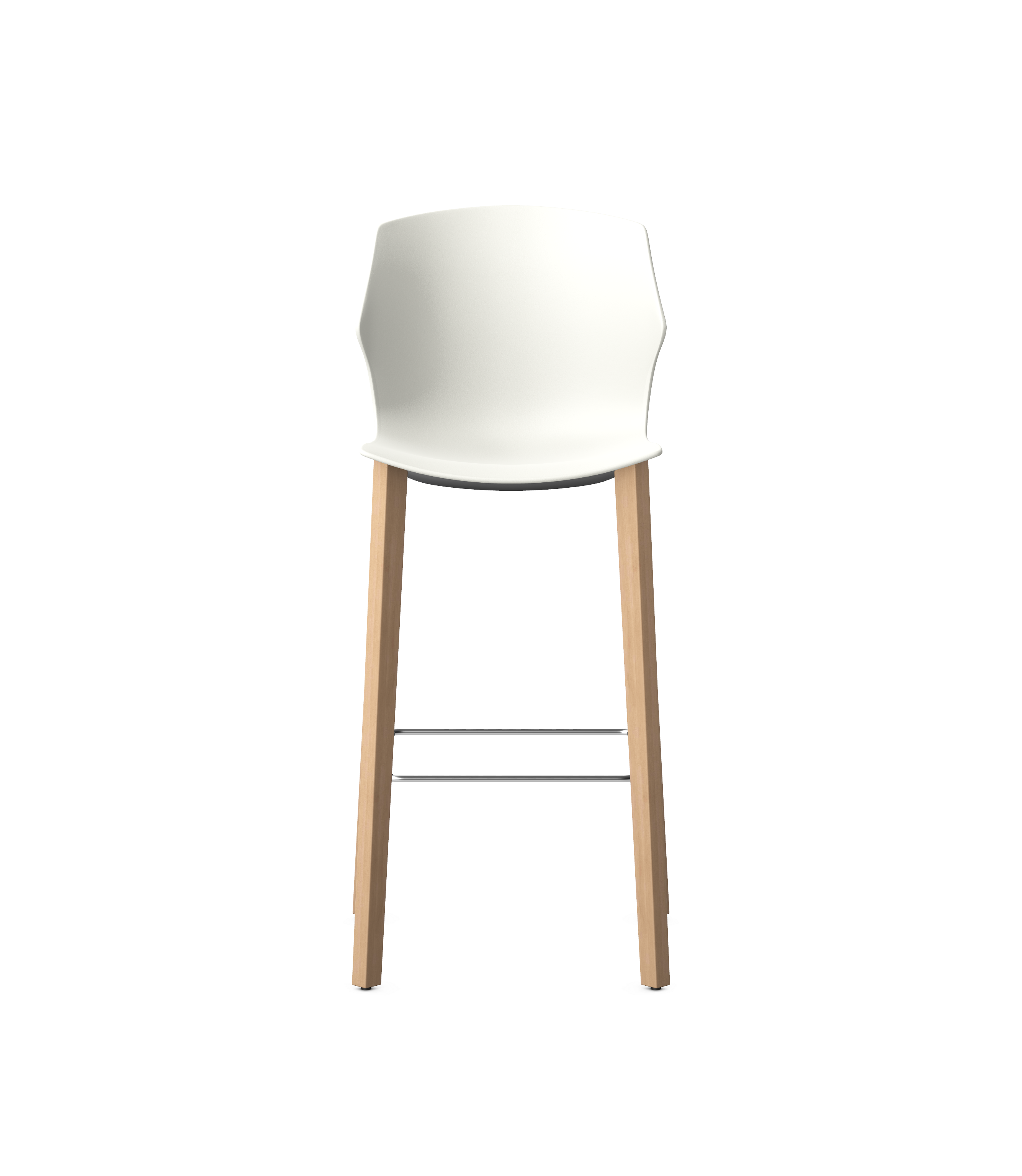 DIFFUSE - Polypropylene Stool Metal Legs 1 DIFFUSE - Polypropylene Stool Metal Legs