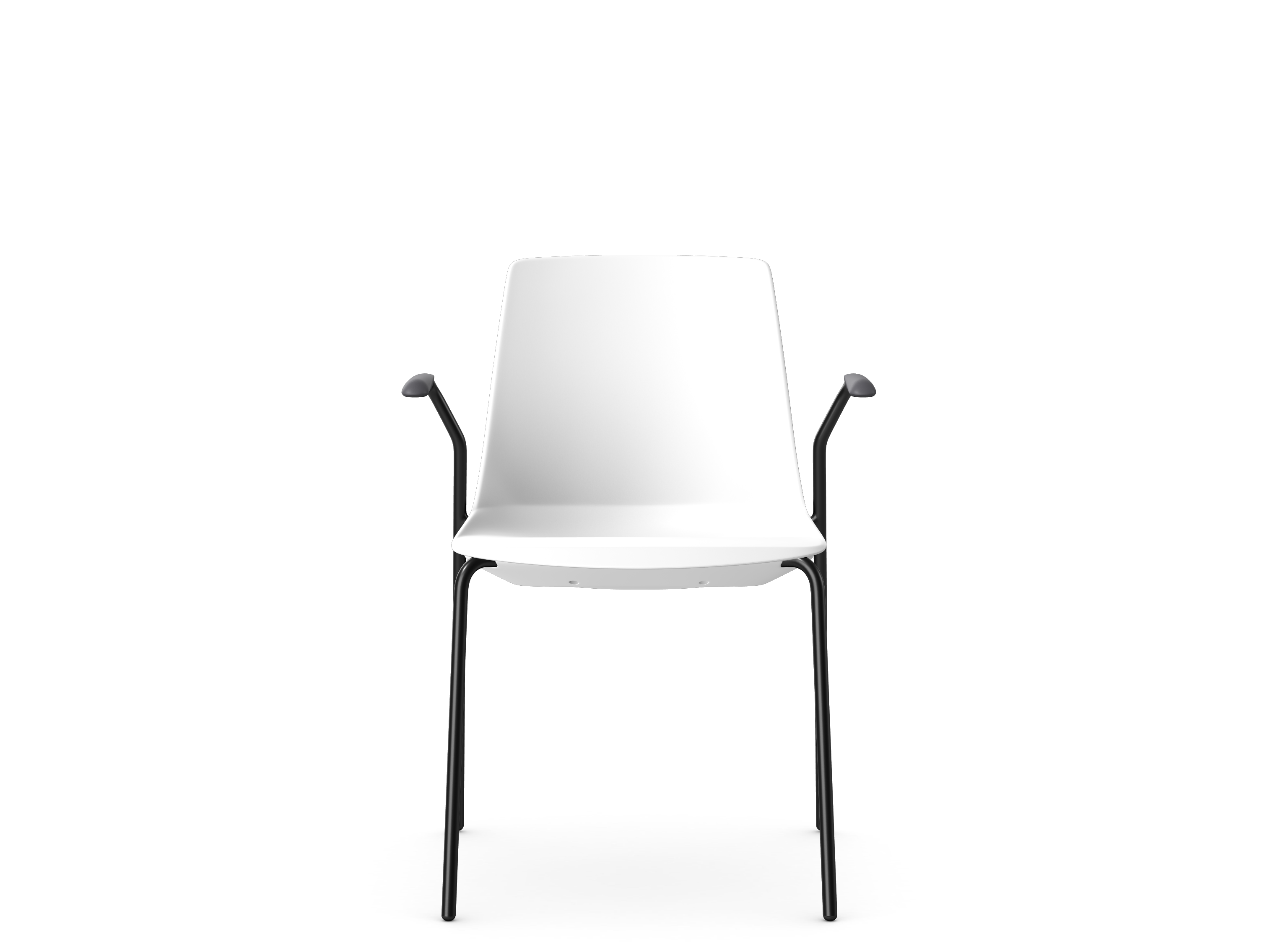KB-KLC / 4-leg frame, Plastic Chair with Armrests and Seat Cover Option 1 KB-KLC / 4-leg frame, Plastic Chair with Armrests and Seat Cover Option