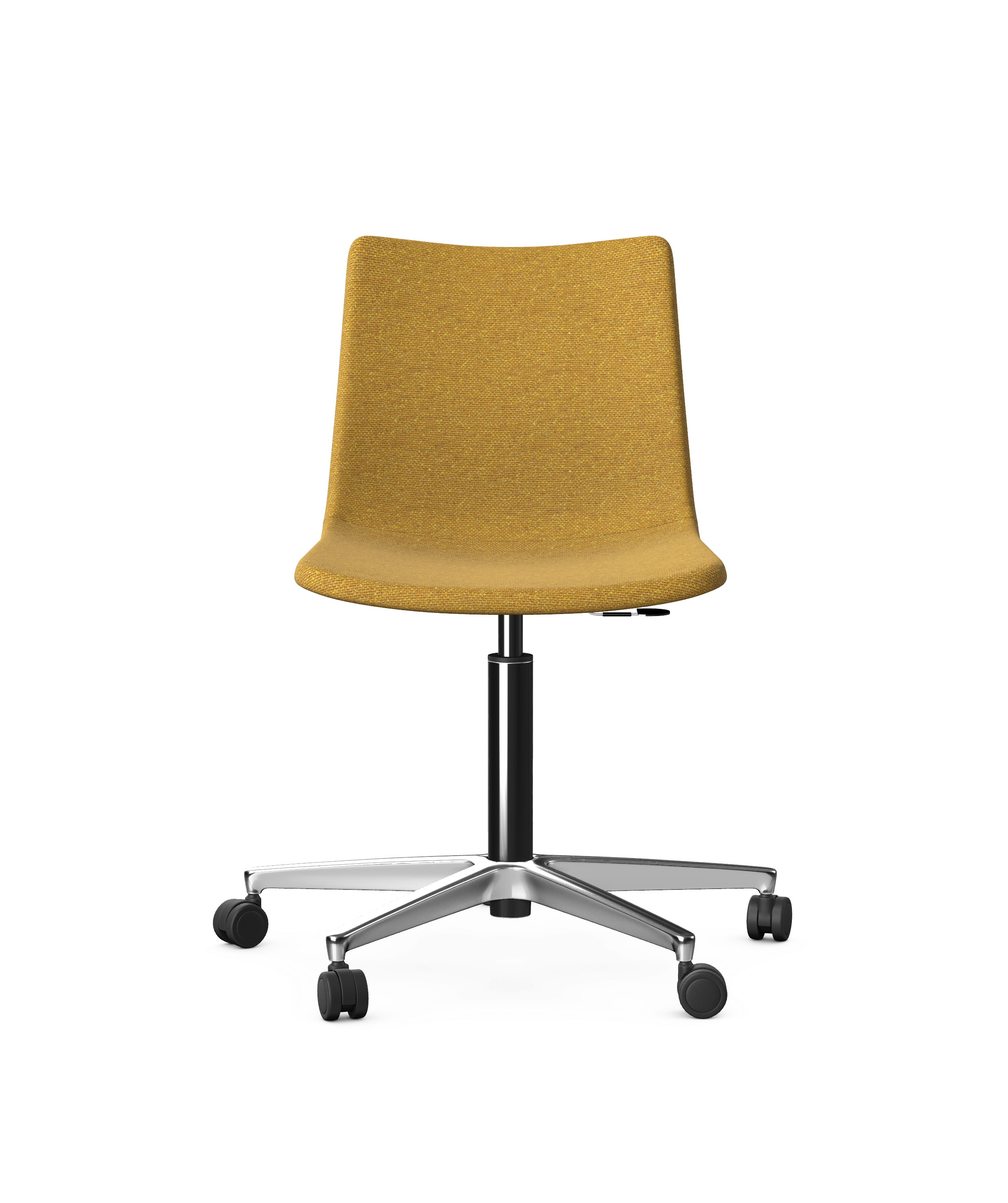 PRIME - Upholstered Chair, 5 Star Chrome Metal Gas Lift Base With Castors 1 PRIME - Upholstered Chair, 5 Star Chrome Metal Gas Lift Base With Castors