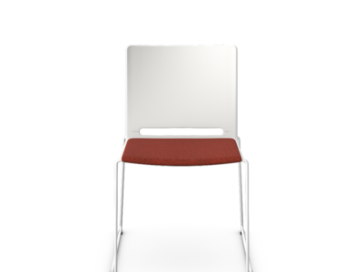 KB-FILO-PT / sledge, Plastic Chair with Arms and a Table Option