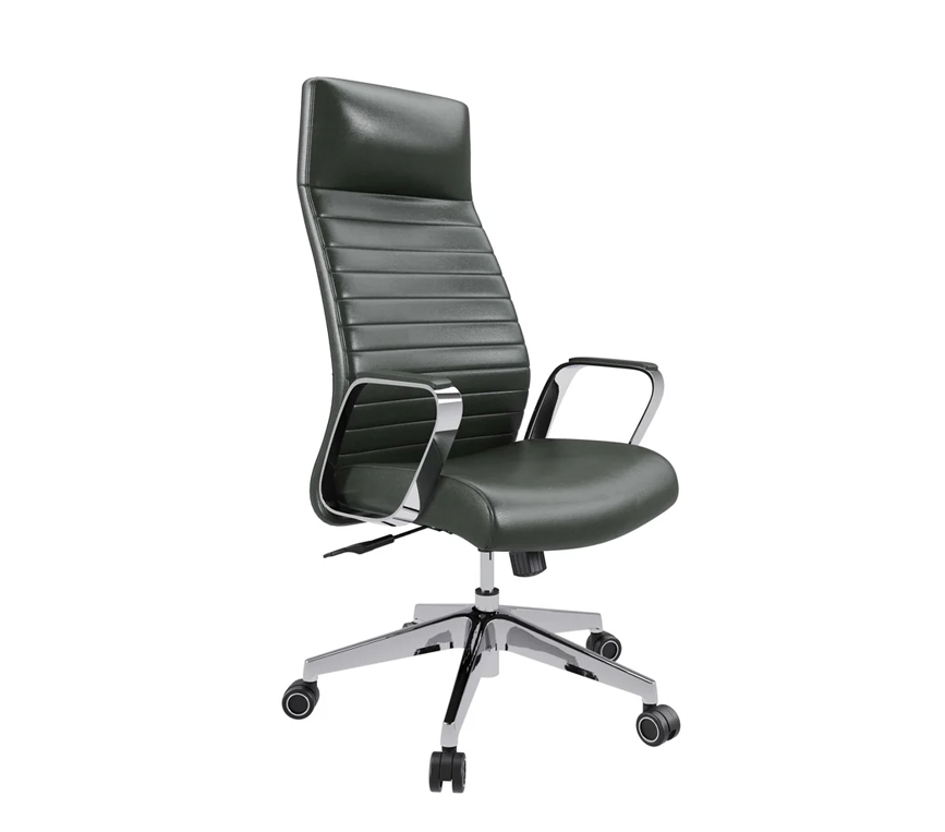 DAWN High Back Leather Executive Office Chair, Brown or Black PU 1 Dawn Executive Chair