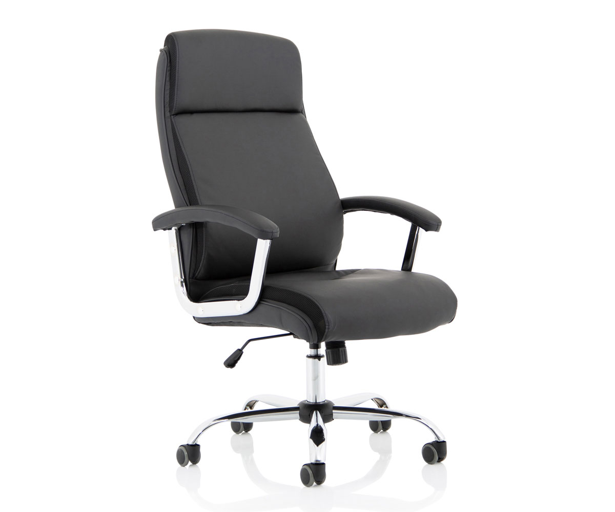 HATLEY High Back Black Leather Executive Office Chair with Arms 1 Hatley-Executive-Office-Chair