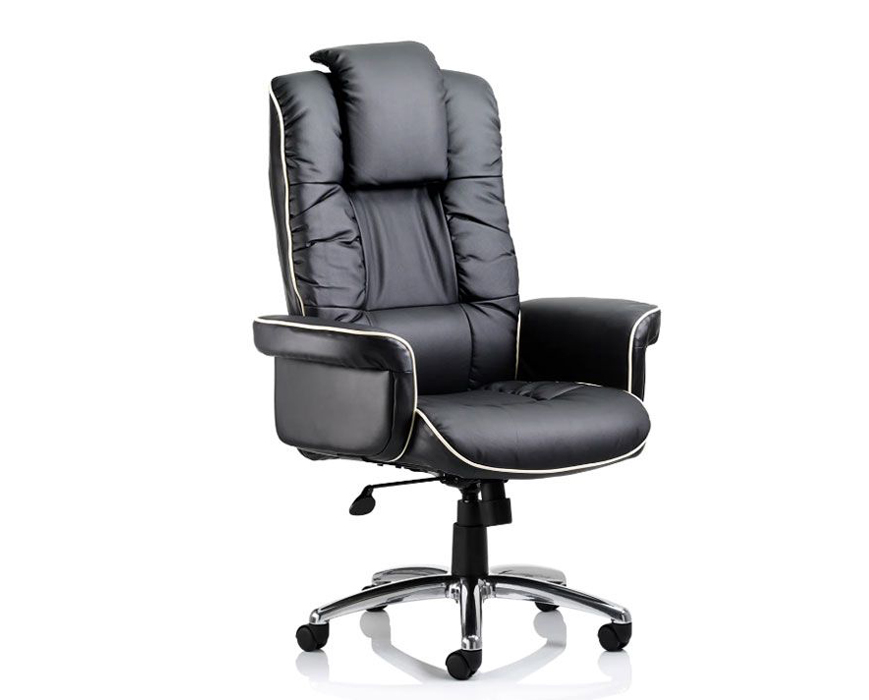 CHELSEA Executive Chair with Bonded Leather Black Arms and Gull Wing Design 1 chelsea high back-executive office chair