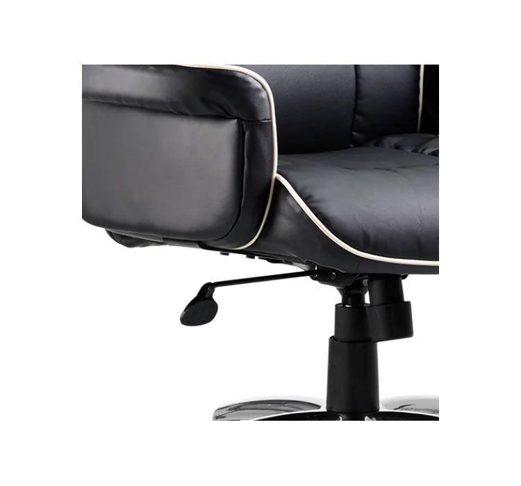 CHELSEA Executive Chair with Bonded Leather Black Arms and Gull Wing Design 3 chelsea high back-executive office chair