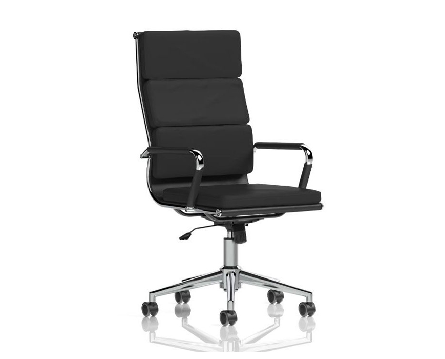 HAWKES high back black leather executive office chair with arms 1 hawkes-high-back-exec-chair