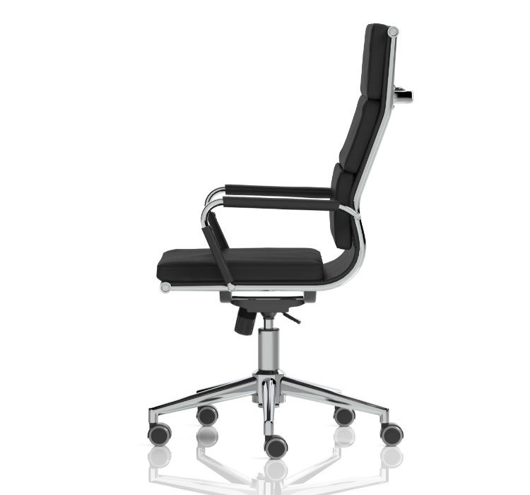 HAWKES high back black leather executive office chair with arms 3 hawkes-high-back-exec-chair