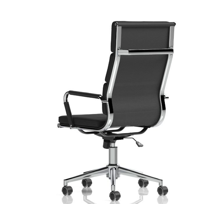 HAWKES high back black leather executive office chair with arms 4 hawkes-high-back-exec-chair