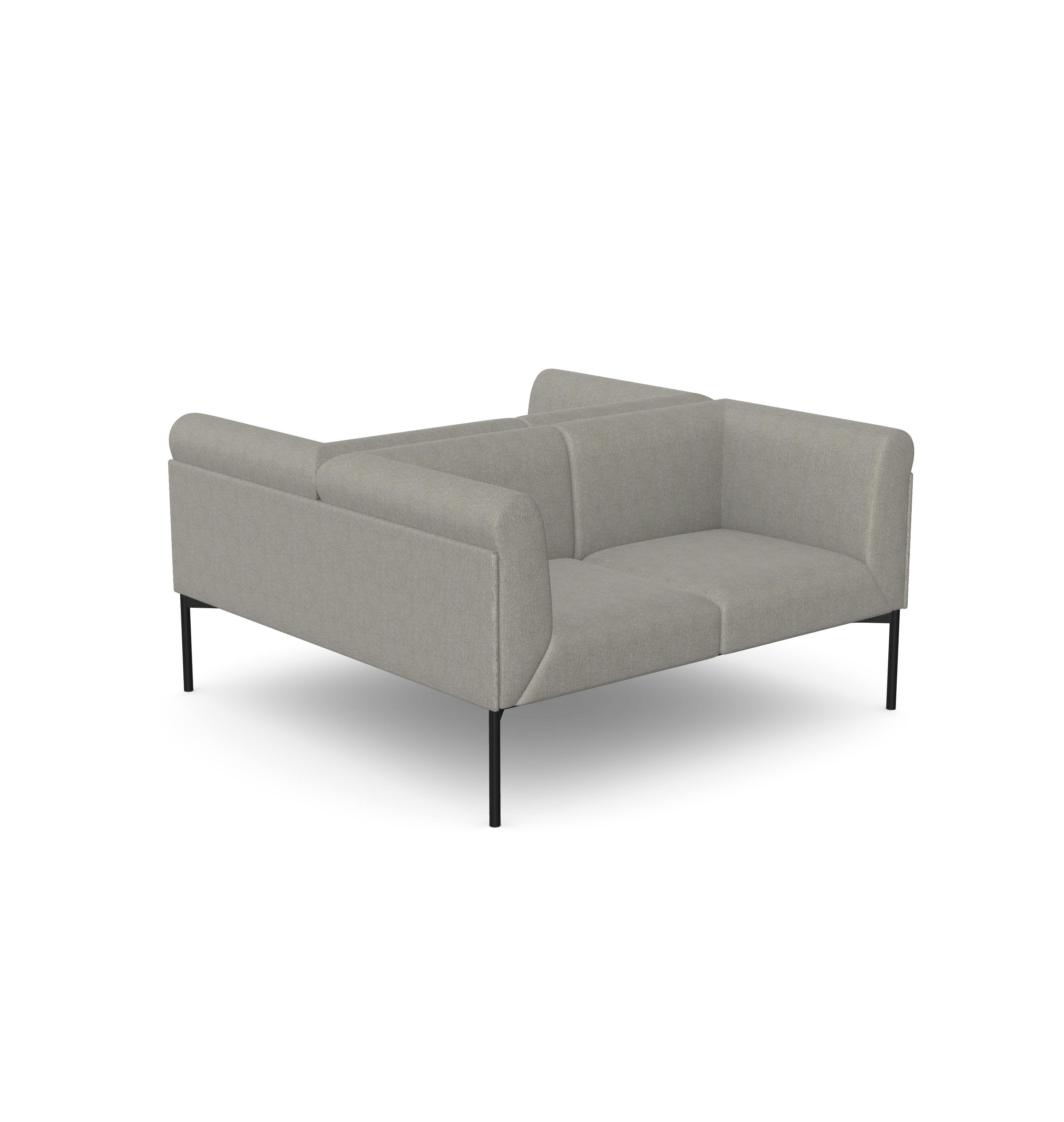 Sona 2 Seater Double Sofa with Armrest 1 Sona 2 Seater Double Sofa with Armrest