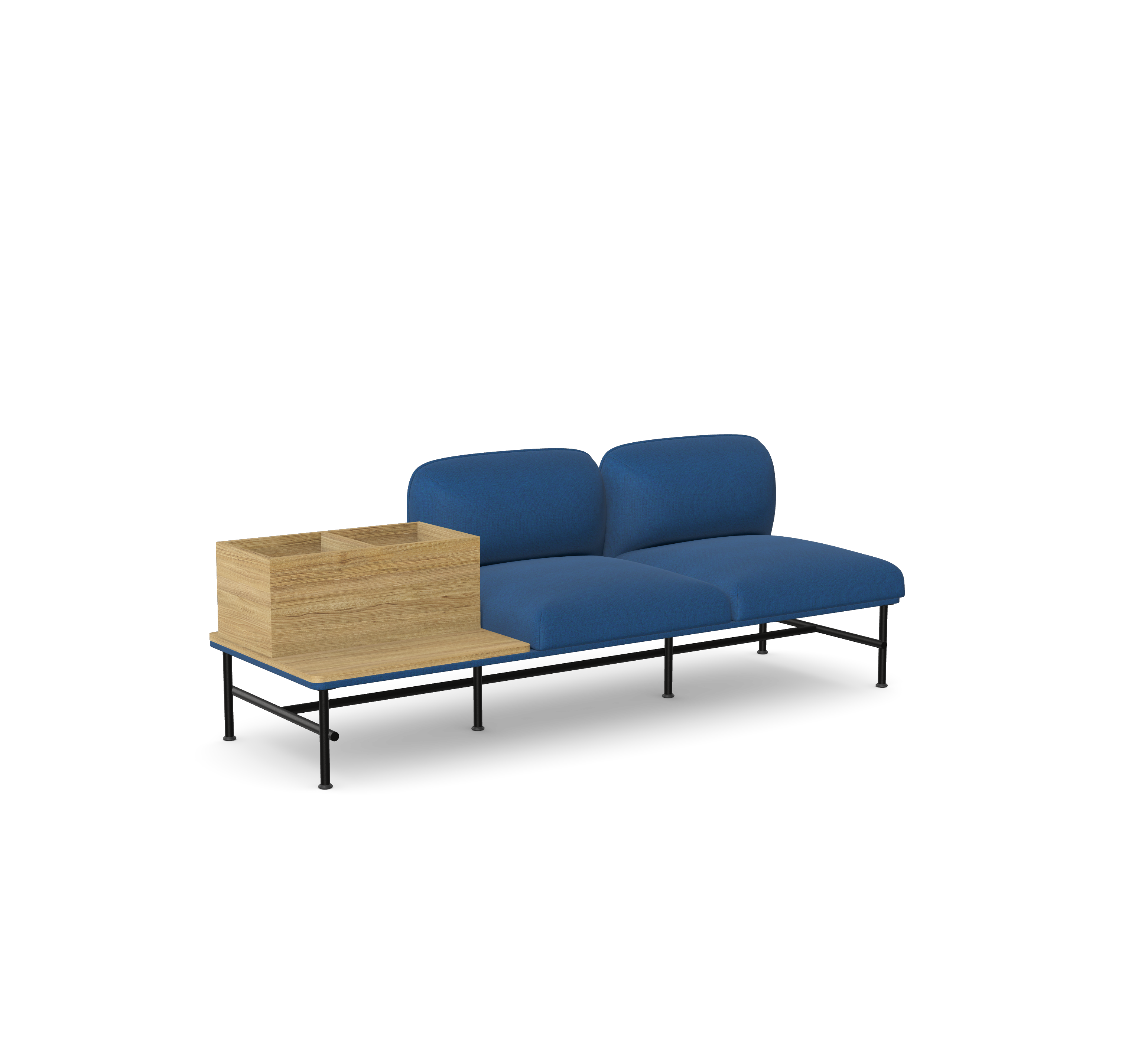 Nebula NB-330-T1-FL Elegant 2 Seater with a Side Table 1 Nebula NB-330-T1-FL Elegant 2 Seater with a Side Table