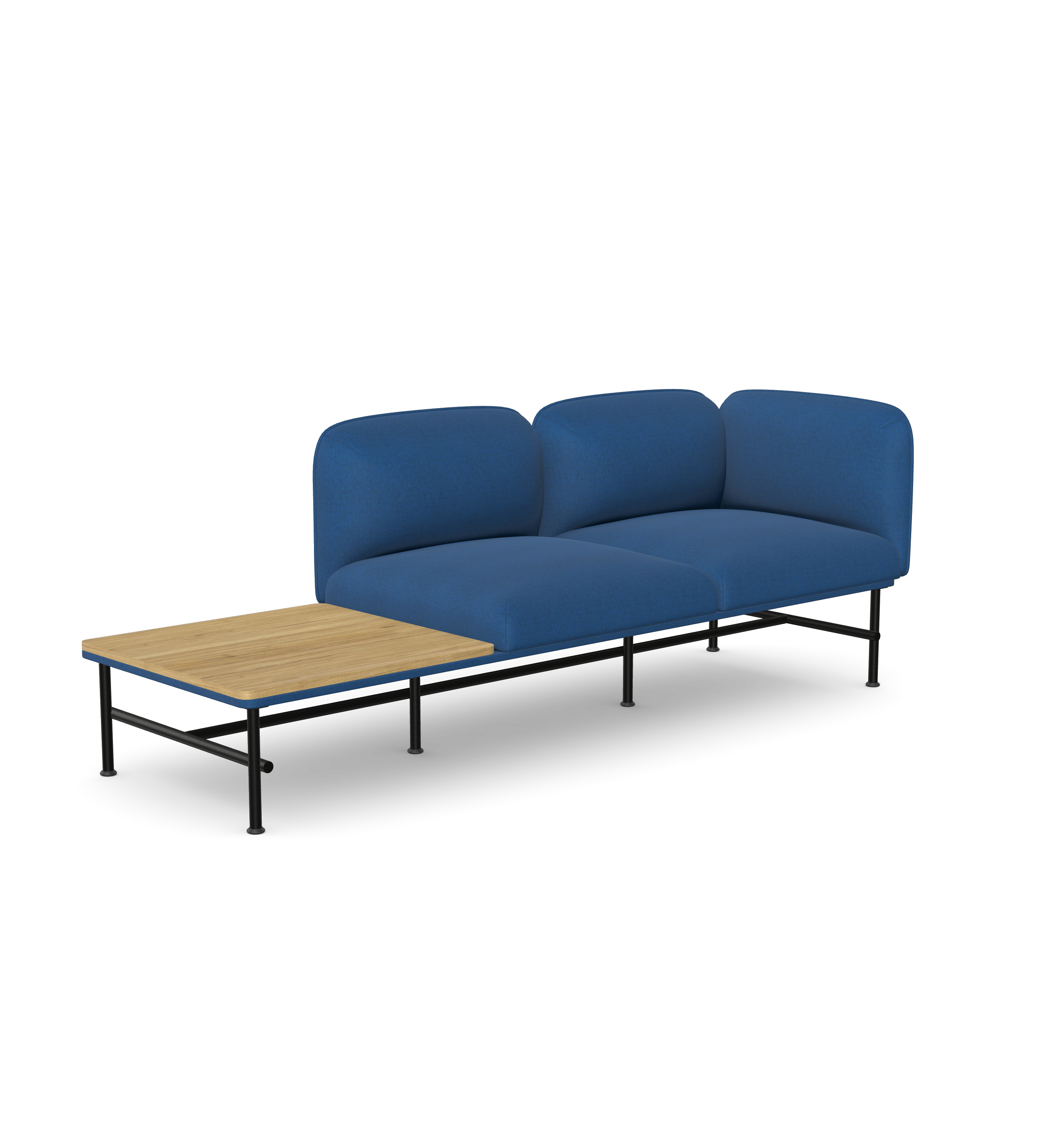 Nebula Two Seater with Left Armrest and Side Table NB-331-L-T2 1 Nebula Two Seater with Left Armrest and Side Table NB-331-L-T2